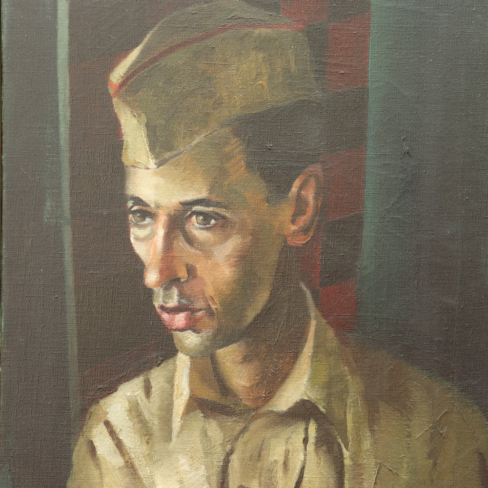 AW800: Duncan "Private" WPA Portrait of an American World War II Era Army Private