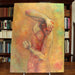 Modernist Male Nude Figure Expressionist Gouache on Paper  | Work of Man