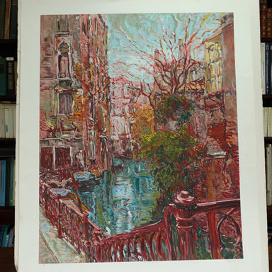 Marco Sassone Artists Proof Serigraph " Venice Reflections" Circa 1990 | Work of Man