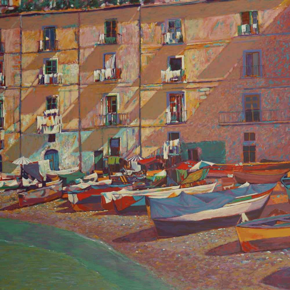 AW9-009: Anton Sipos "Morning in Capri" Serigraph