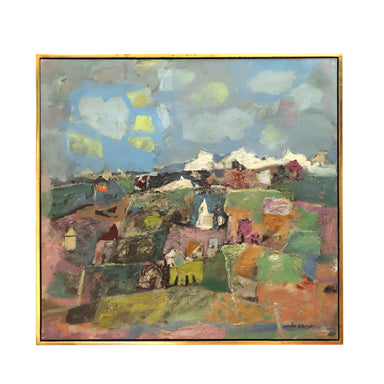  Arnold Blanch WPA ArtistAbstract Landscape Oil on Canvas | Work of Man