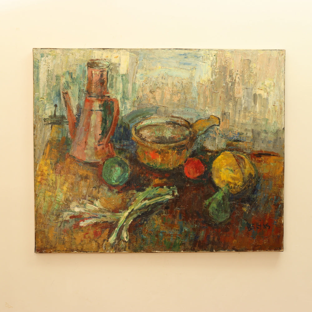  Richard Bellias Impressionist Still Life Oil on Canvas Painting | Work of Man