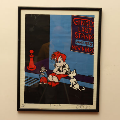 Martin Sharp Nimrod Ginge's Last Stand Serigraph | Work of Man