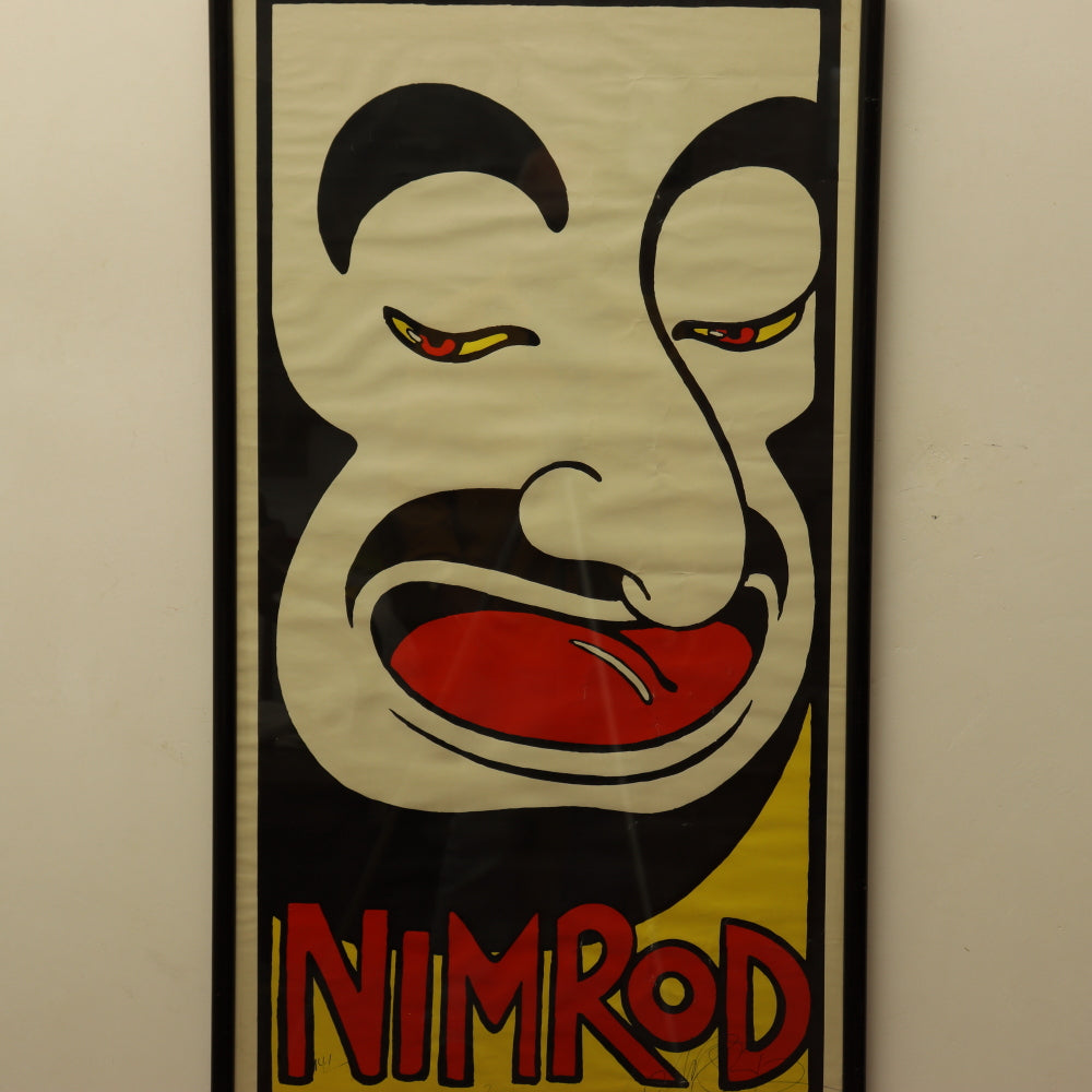 AW9-008: Martin Sharp "Nimrod" Serigraph