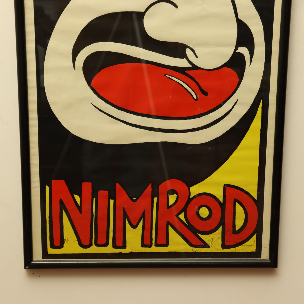 AW9-008: Martin Sharp "Nimrod" Serigraph