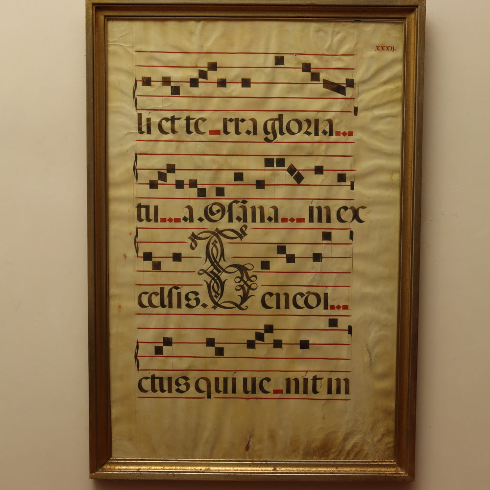 AW6-420: 15th Century Gregorian Aniphonal Manuscript