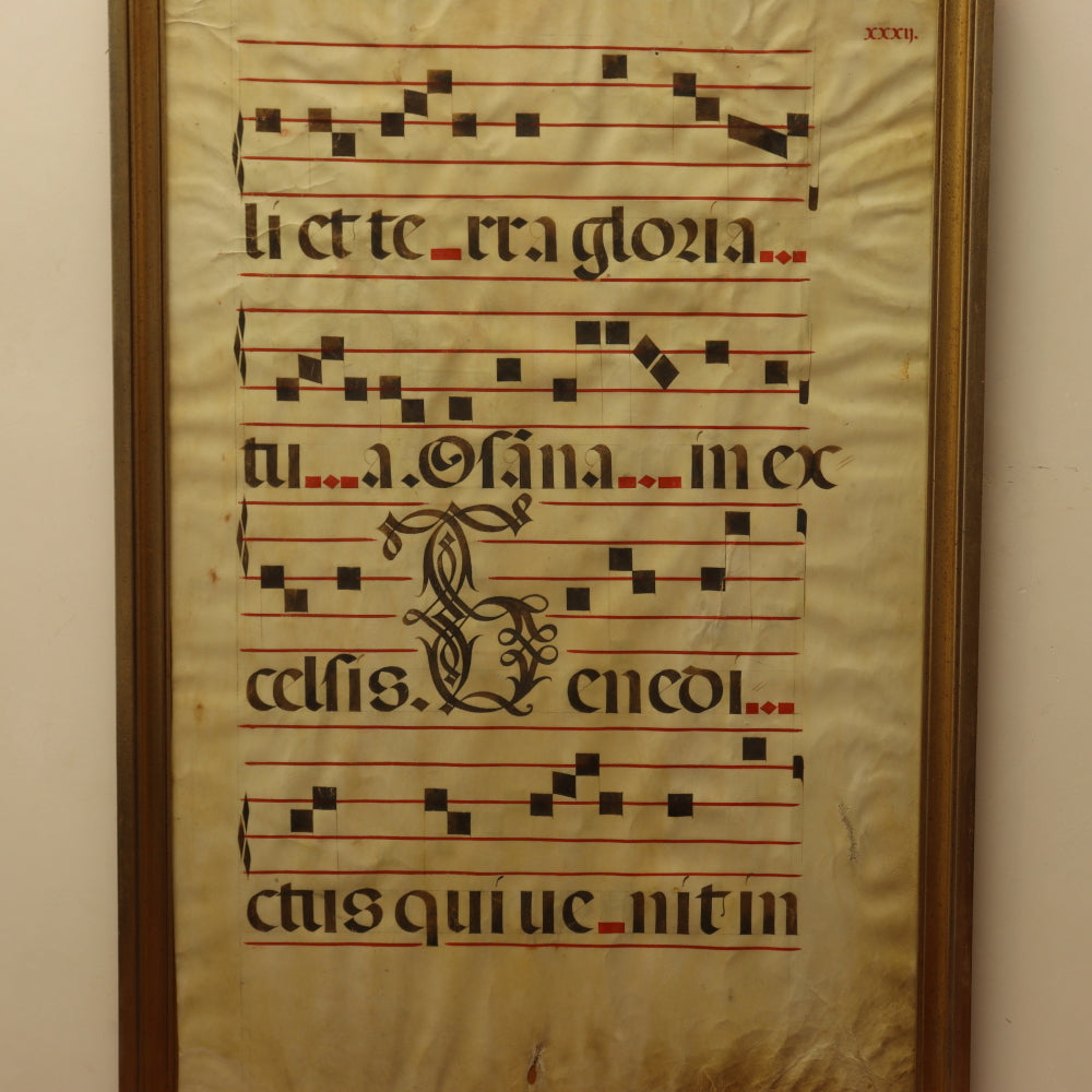 AW6-420: 15th Century Gregorian Aniphonal Manuscript