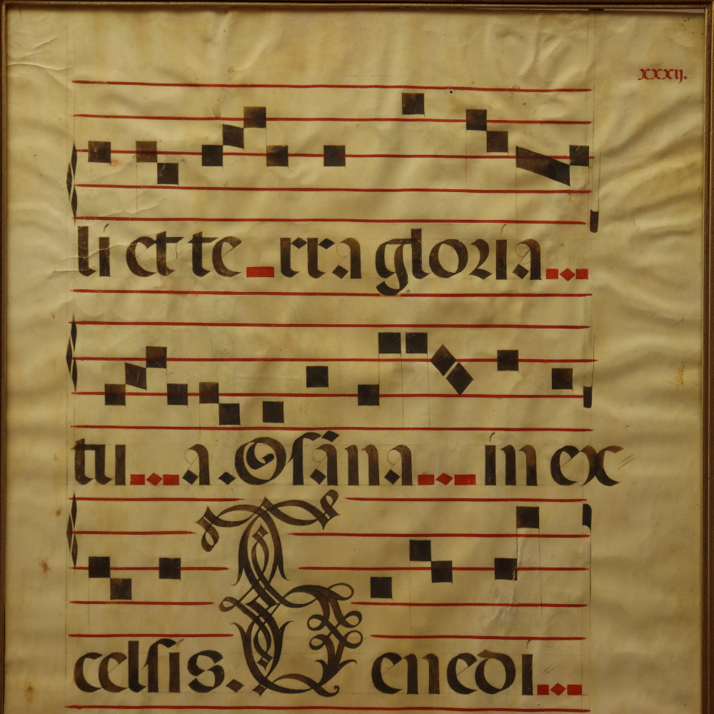 AW6-420: 15th Century Gregorian Aniphonal Manuscript