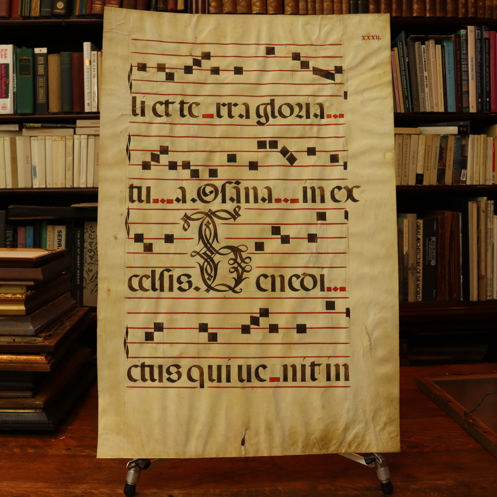 AW6-420: 15th Century Gregorian Aniphonal Manuscript