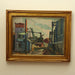 Jacob Seldin WPA  Industrial Scene Oil on Board | Work of Man