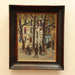 Montmartre Place du Tertre Paris Attributed to Frank Frigyes Oil on Board | Work of Man