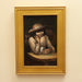 Albert Pels "Out of Work" Oil on Board Painting | Work of Man