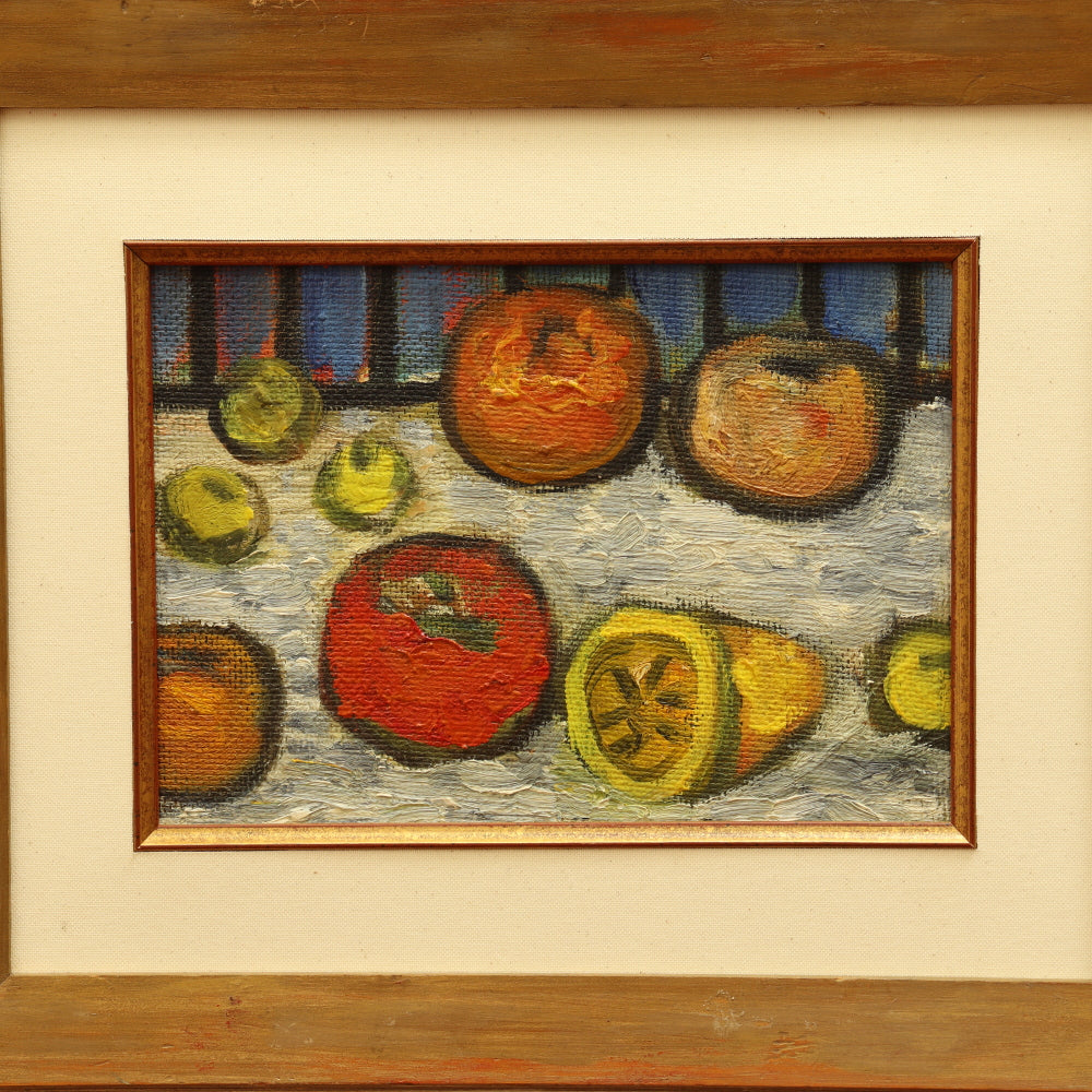 AW840: Sacha Moldovan Post Impressionist Still Life Oil on Board Painting