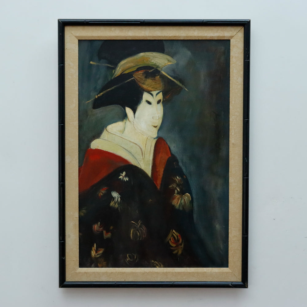 Jose Joya "Geisha"  Oil on Canvas Signed "Joya" | Work of Man