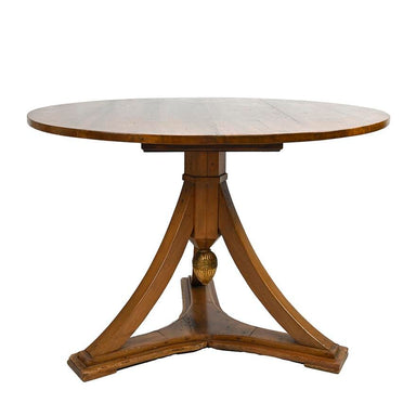 Antique French Directoire Mahogany Pedestal Table