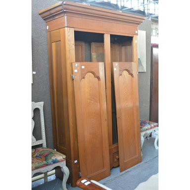 ANTIQUE AMERICAN WALNUT VICTORIAN ARMOIRE | Work of Man
