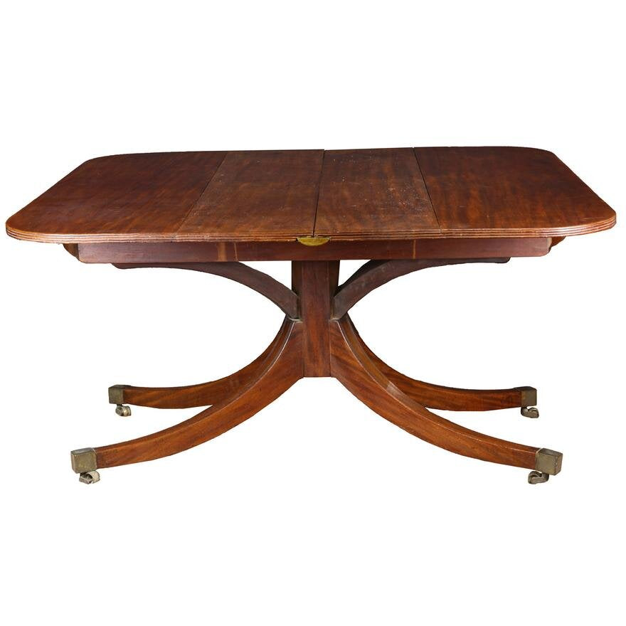 ANTIQUE METAMORPHIC ENGLISH REGENCY LEAF TABLE | Work of Man