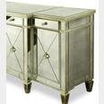 AF3-133: ANTIQUE MID 20TH CENTURY HOLLYWOOD REGENCY MIRRORED SIDEBOARD