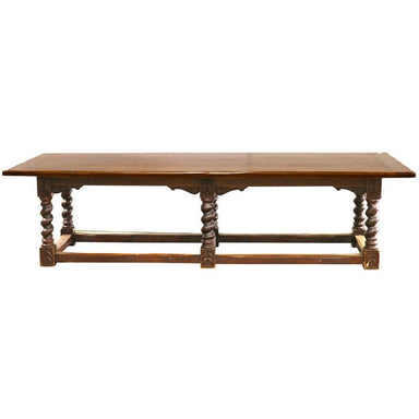 Antique Massive Spanish Colonial Oak Refectory Table | Work of Man