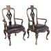 ANTIQUE ROCOCO REVIVAL ARM CHAIRS | Work of Man