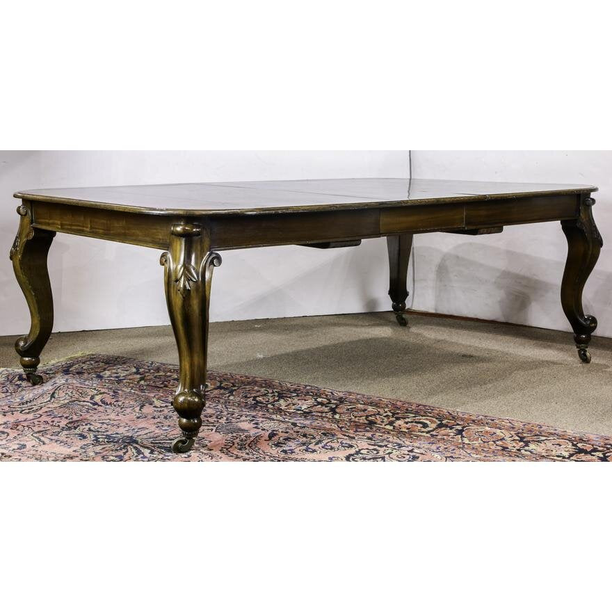 AF1-263: ANTIQUE LATE VICTORIAN FRENCH PROVINCIAL STYLE BANQUET TABLE CIRCA 1890