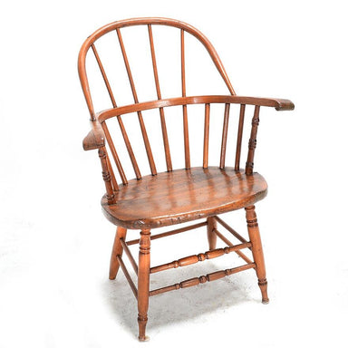 ANTIQUE ENGLISH WINDSOR HOOP BACK ARMCHAIR | Work of Man