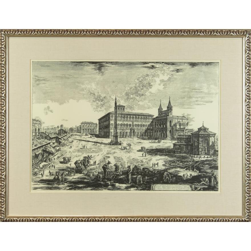 After Giovanni Battista Piranesi -"Veduta di Campo Vaccino"- Engraving | Work of Man