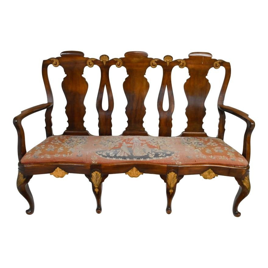 ANTIQUE ENGLISH GEORGIAN SETTEE | Work of Man