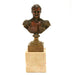 BRASS AND COPPER BUST OF NAPOLEON ON A MARBLE BASE | Work of Man