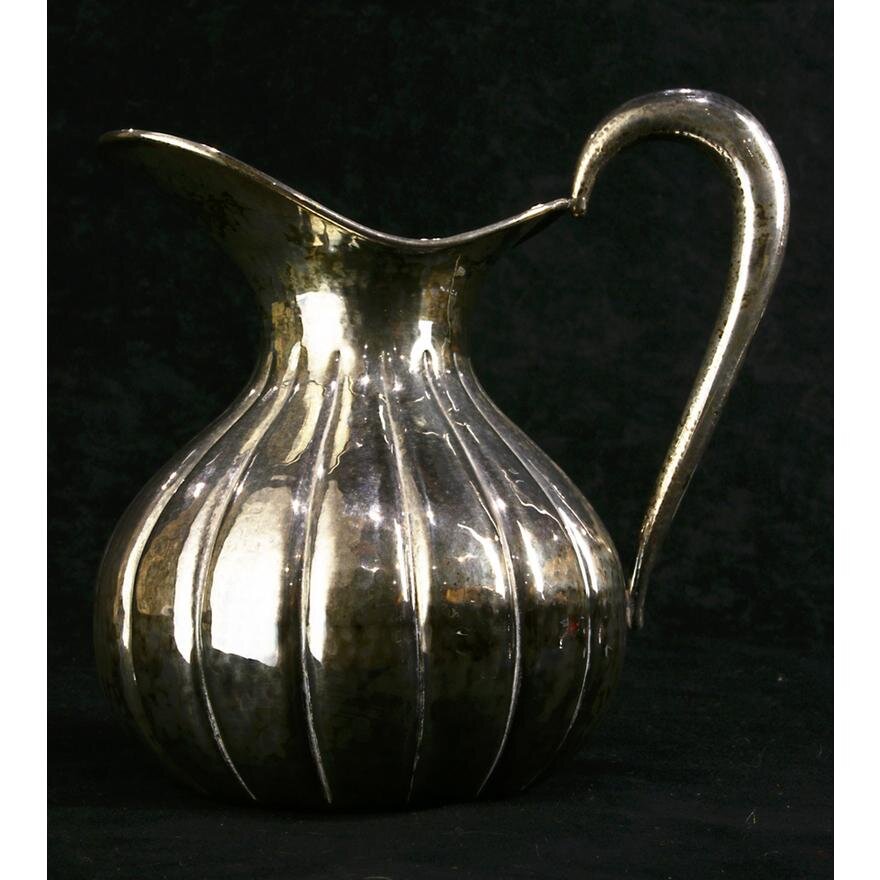 DA2-011: BAROQUE STYLE SILVER WATER PITCHER, DATED 2006