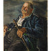 American School - Portrait of a Patriarch - Oil on Canvas Painting | Work of Man