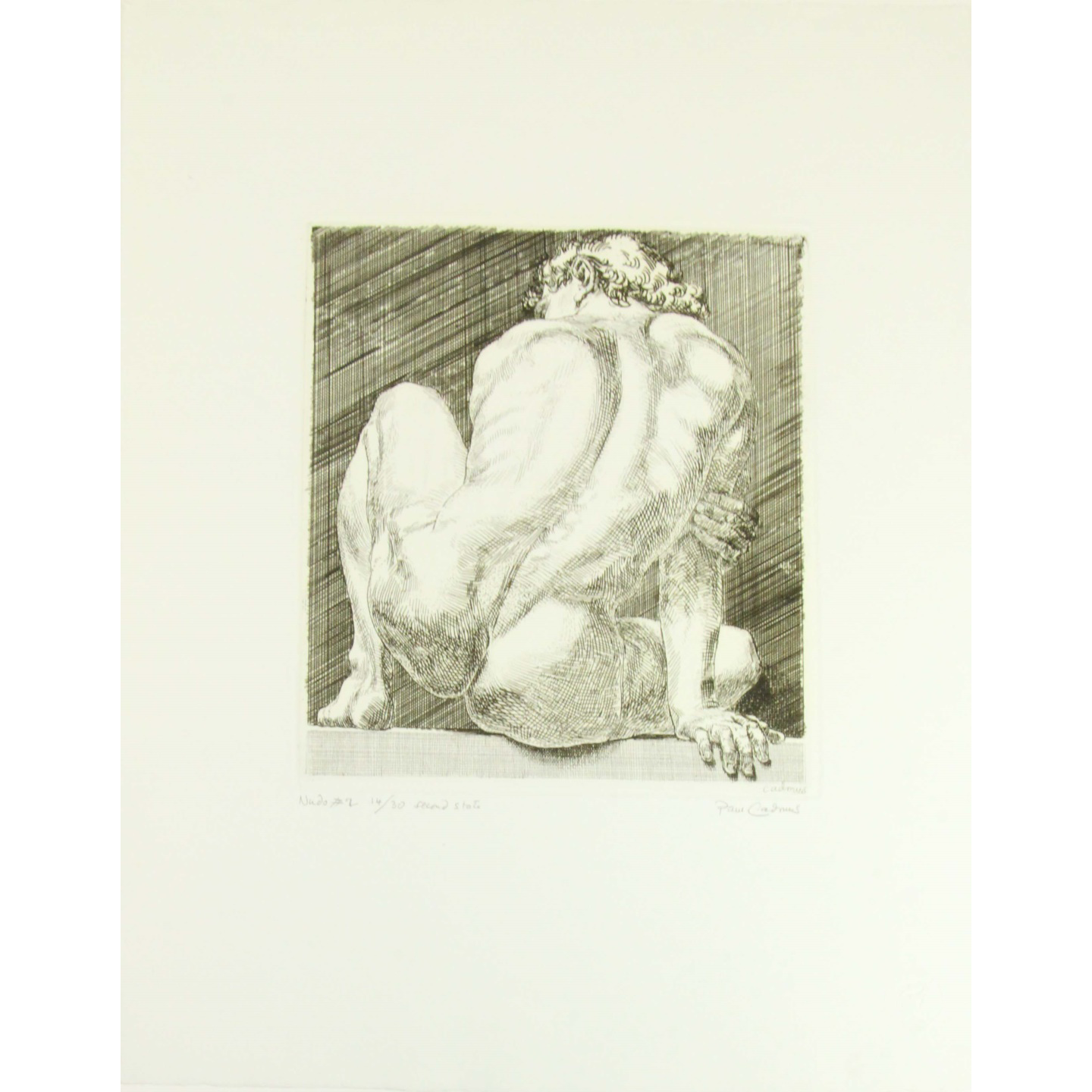 AW7-007: Paul Cadmus - Nudo #1, #2 & #3 - Etchings