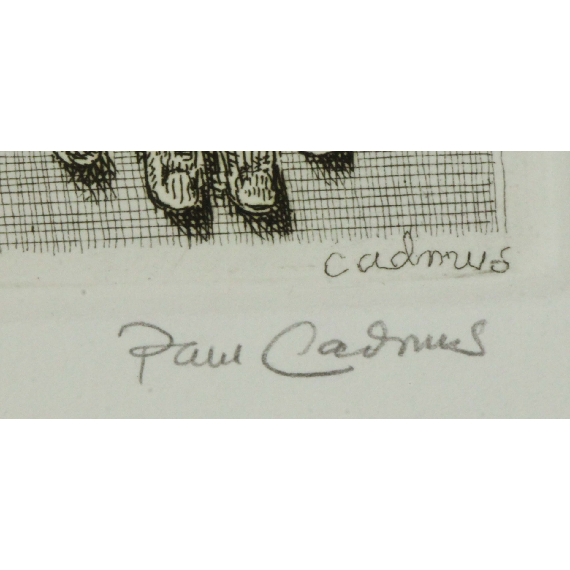 AW7-007: Paul Cadmus - Nudo #1, #2 & #3 - Etchings