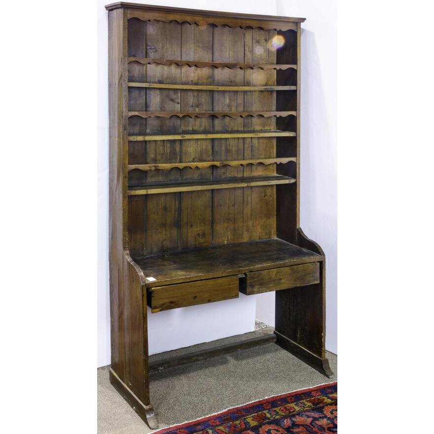 AF3-168: ANTIQUE LATE 18TH CENTURY ENGLISH PROVINCIAL HUTCH