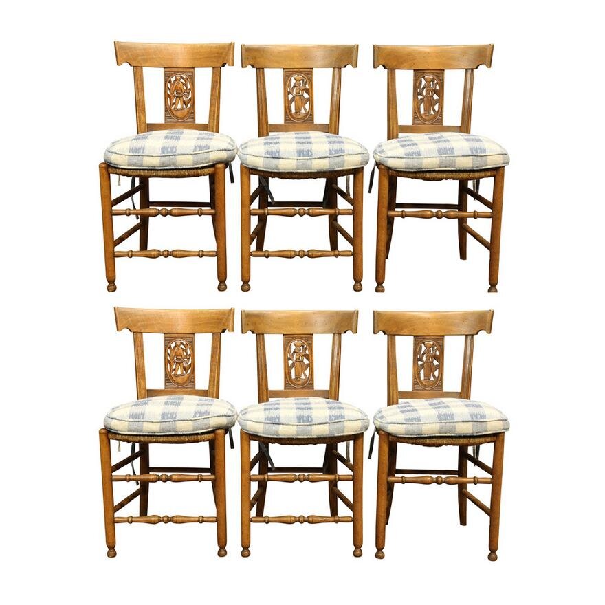 ANTIQUE FRENCH PROVINCIAL DIRECTOIRE CHAIRS | Work of Man