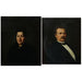 John Marshall Gamble - Pair of 19th C Portraits - Oil on Canvas Painting | Work of Man