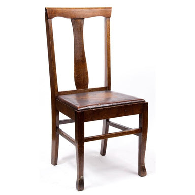 ANTIQUE AMERICAN OAK "T-BACK" DINING CHAIRS | Work of Man