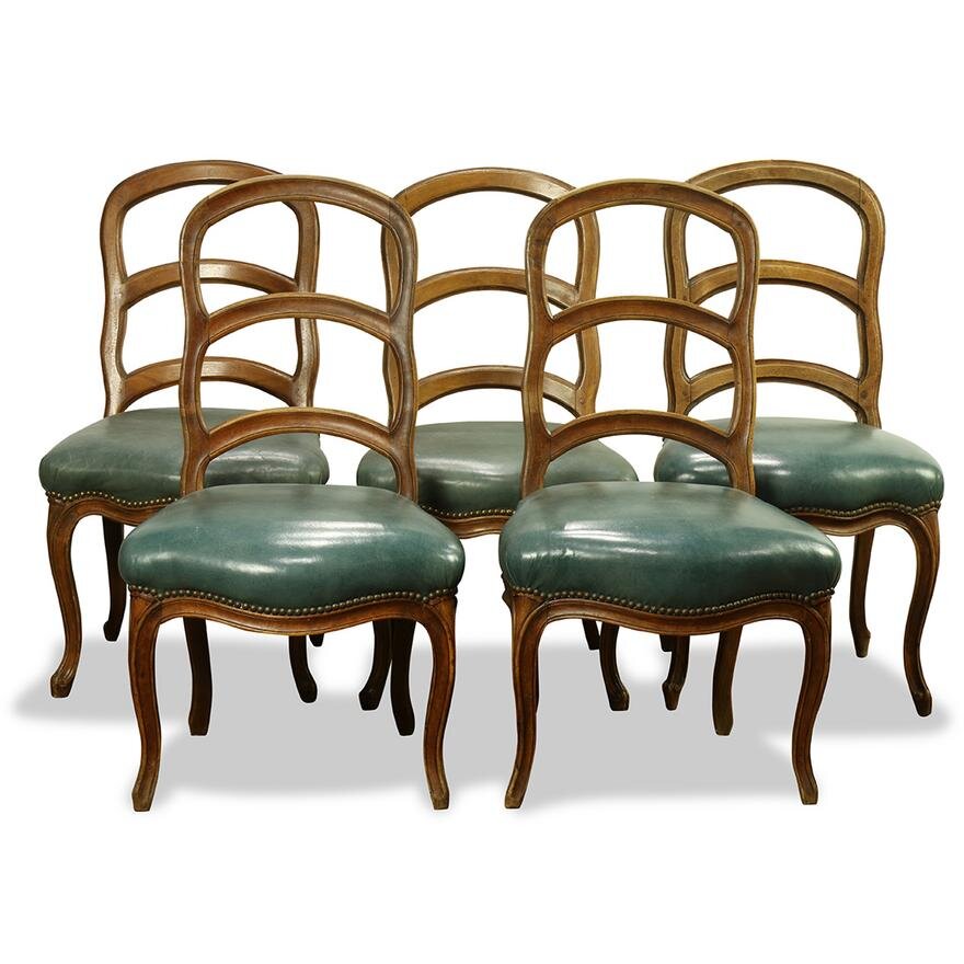 ANTIQUE LOUIS XV STYLE FRENCH PROVINCIAL CHAIRS | Work of Man