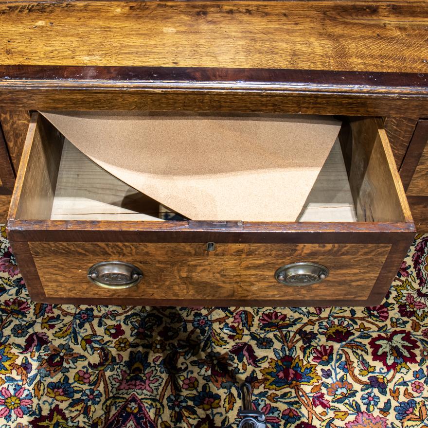 AF3-005: ANTIQUE LATE 18TH CENTURY WELSH OAK STEP BACK CUPBOARD