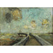 Albert Crahay - The Pier of Oostende - Oil on Board Painting | Work of Man