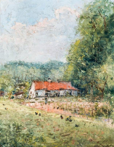 Felix Carpenter - Rural Farmstead - Oil on Board Painting | Work of Man