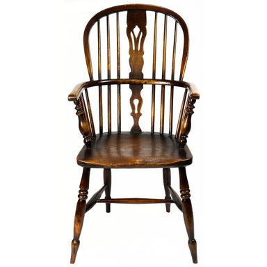 ANTIQUE ENGLISH WINDSOR HOOP BACK ARMCHAIR | Work of Man