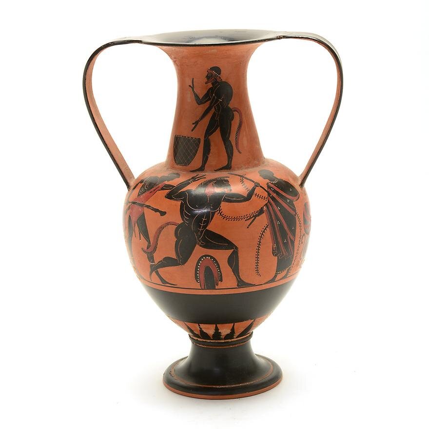 DA5-010: ANCIENT GREEK ATTIC STYLE AMPHORA