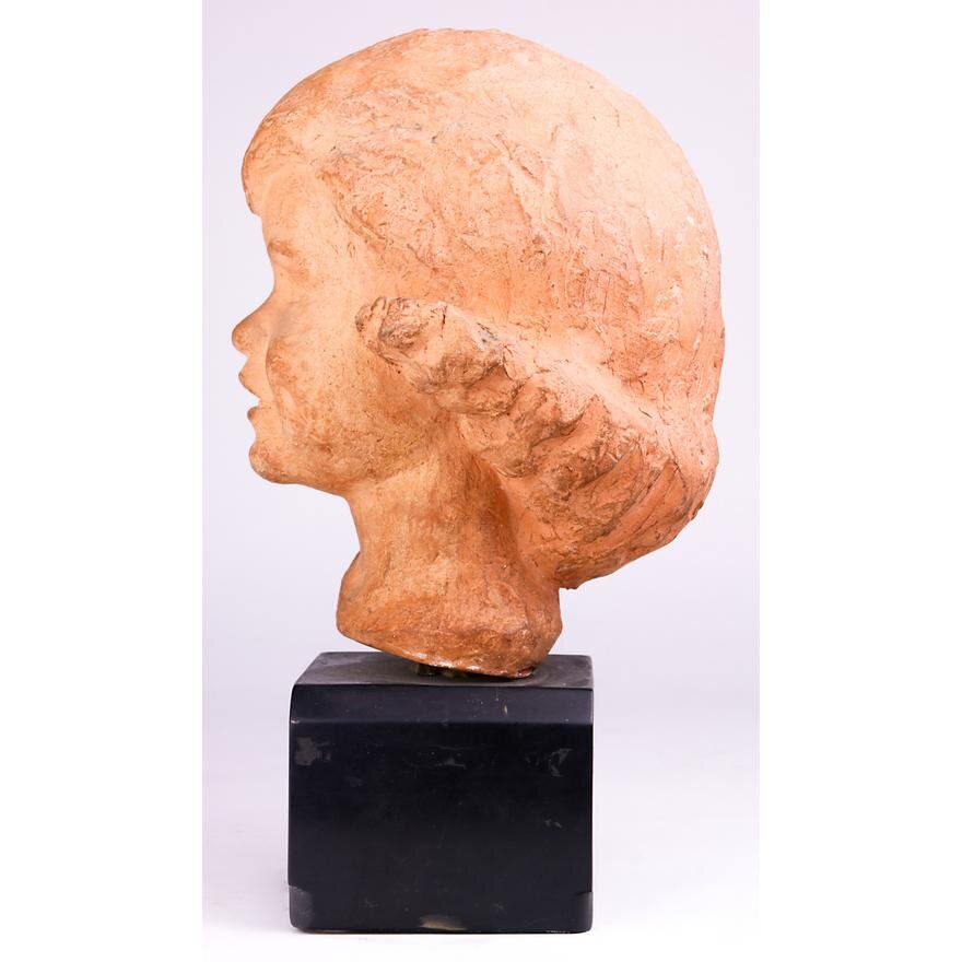 AW11-003: American School - TERRA COTTA BUST CIRCA 1959