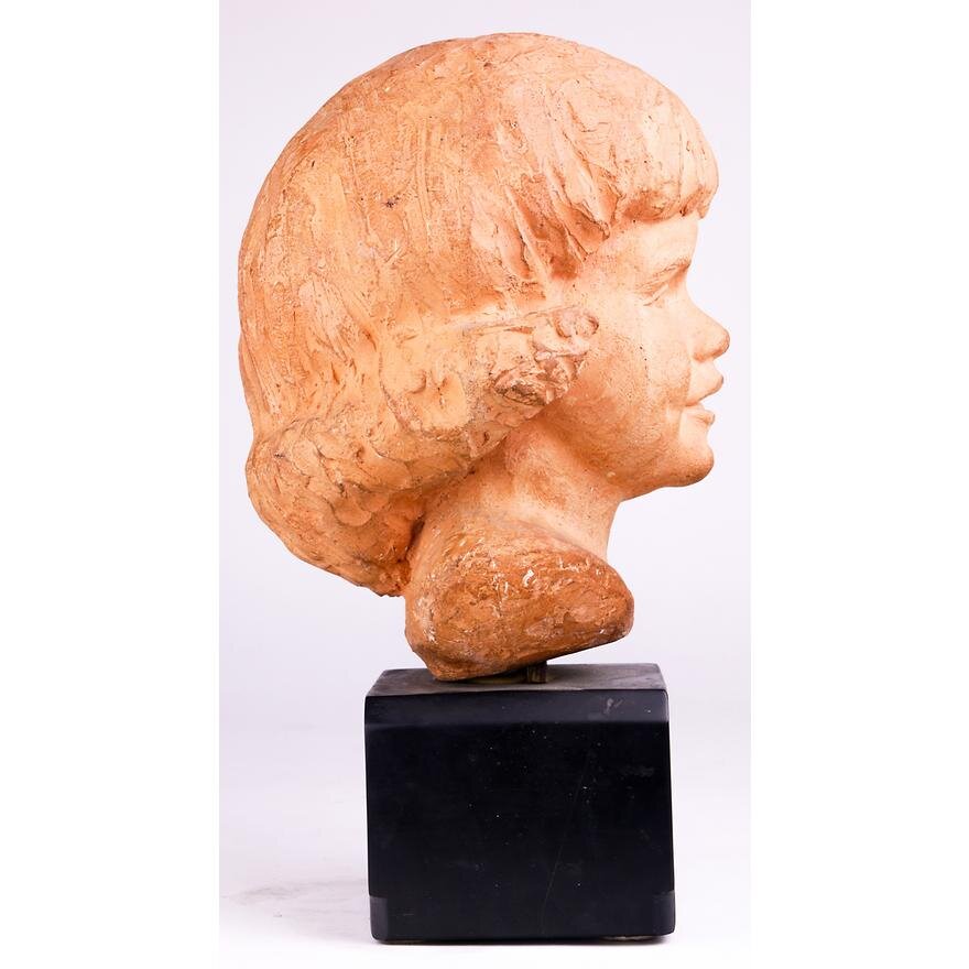 AW11-003: American School - TERRA COTTA BUST CIRCA 1959