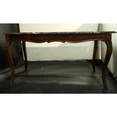 ANTIQUE FRENCH PROVINCIAL MARBLE TOP WRITING TABLE | Work of Man