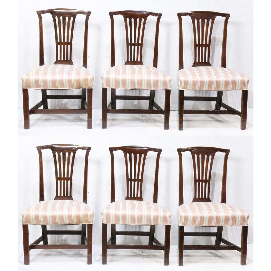 ANTIQUE AMERICAN CHIPPENDALE CHAIRS | Work of Man