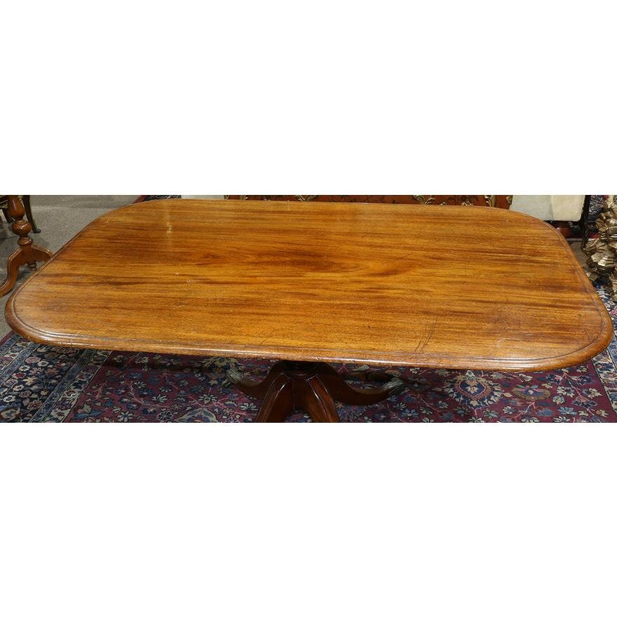 AF1-120: ANTIQUE EARLY 19TH CENTURY REGENCY MAHOGANY BREAKFAST TABLE