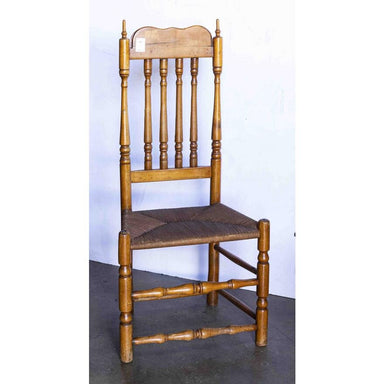 ANTIQUE AMERICAN SHAKER BANISTER BACK CHAIR | Work of Man