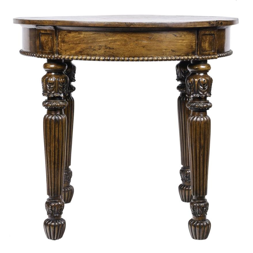 AF1-259: A LOUIS XVI STYLE FRENCH PROVINCIAL OCCASIONAL TABLE